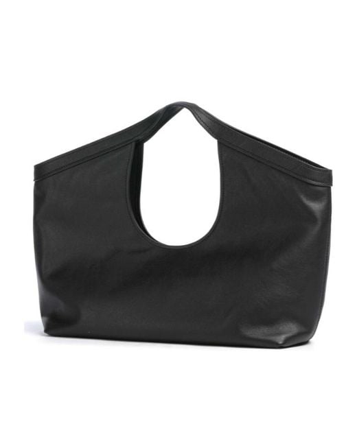 MICHAEL Michael Kors Black Cutout Handle Tote Bag