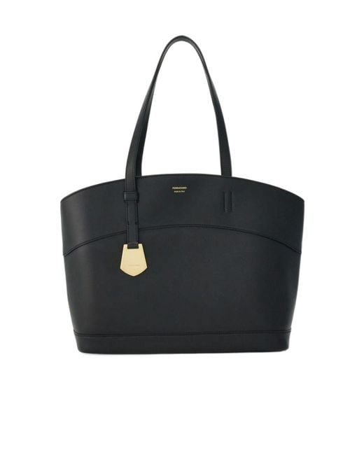 Ferragamo Black Ferragamo Charming Small Shoulder Bag