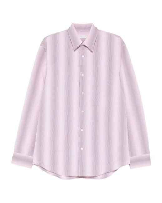 Dries Van Noten Pink Long Sleeve Shirt for men