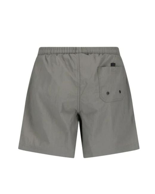 Aspesi Gray Sea Drawstring Swim Shorts for men
