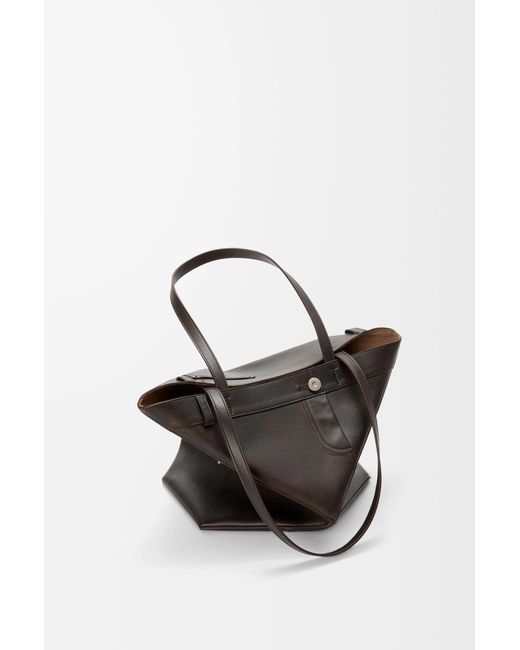 Loewe Black Bags Panta Medium Puzzle Fold Tote Bag