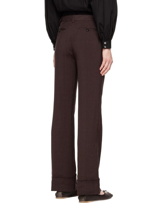 Co. Black Woven Straight Leg Casual Pants