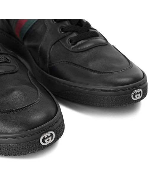 Gucci Black Low-Top Casual Shoes for men