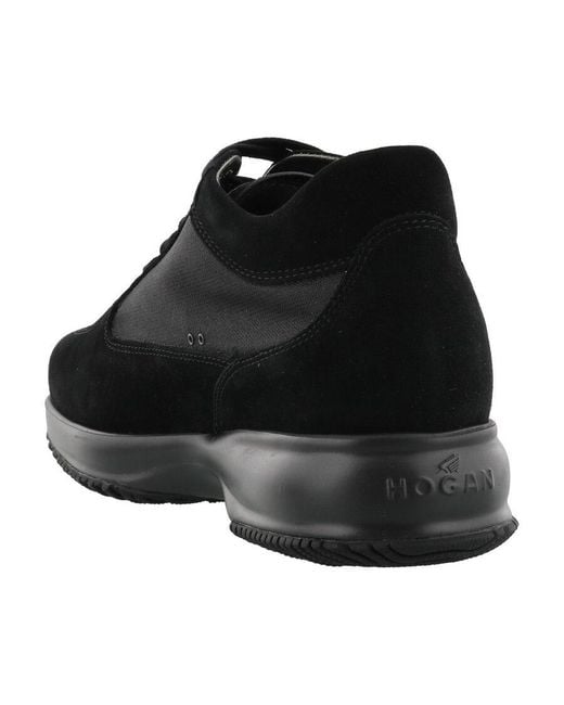 Hogan Black Interactive Low-Top Sneakers
