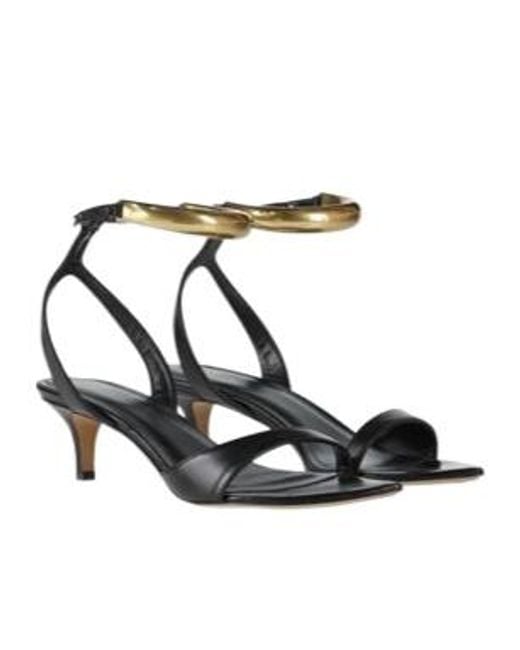 Isabel Marant White Kitten Heel Sandals