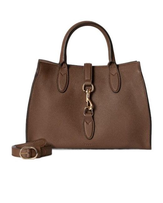 Gucci Brown Medium Tote Bag