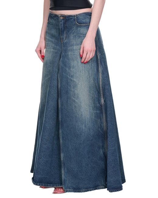 Y. Project Blue Denim Skirt