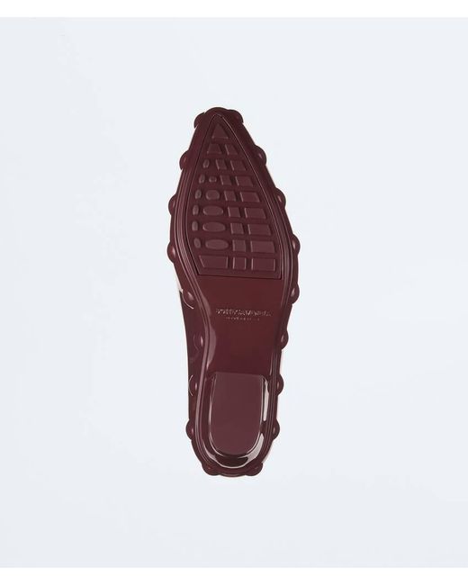 Bottega Veneta Purple Curved-Toe Gondola Clog Mules 65