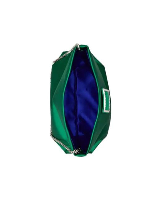 Roger Vivier Green Trompette Chain Clutch Bag