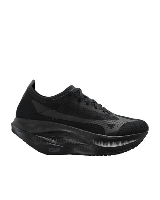 Comme des Garçons Black Round-Toe Sneakers