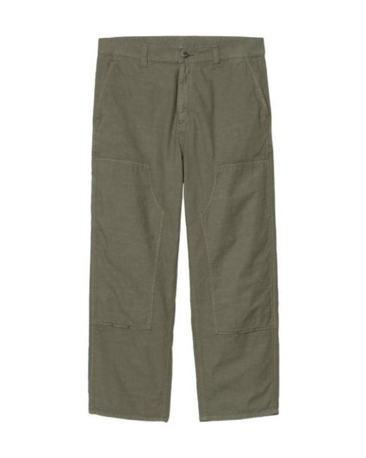 Carhartt Green Walt Patch-Pocket Trousers for men