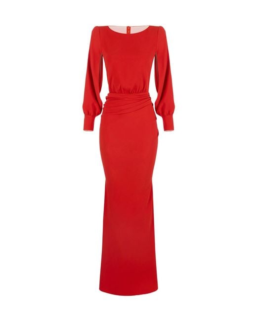 Elisabetta Franchi Red Carpet Maxi Dress