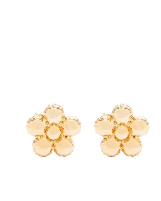 Marc Jacobs Metallic Daisy Balloon Stud Earrings