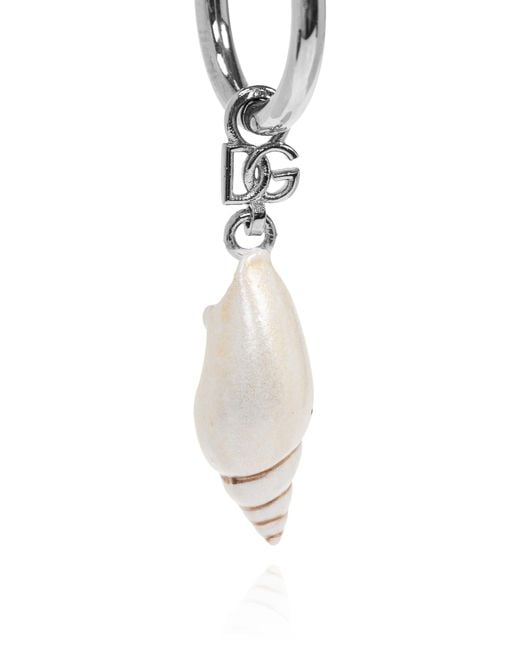 Dolce & Gabbana Blue Pendant Detailed Single Earring for men