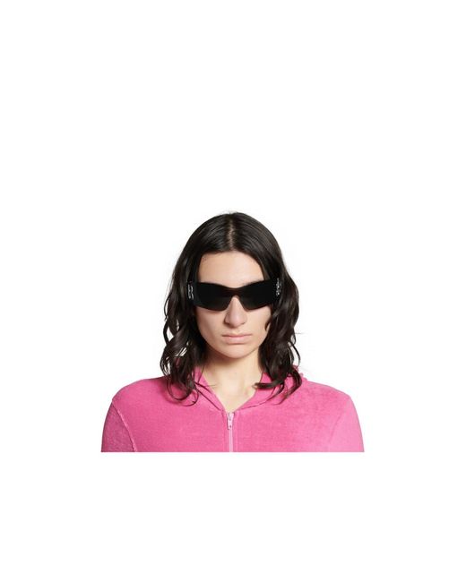 Balenciaga Black Eyewear Bossy Mask Frame Sunglasses