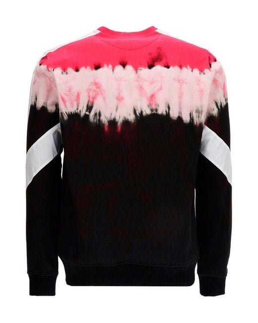 Valentino Black Panelled Vltn Logo Print Sweatshirt for men