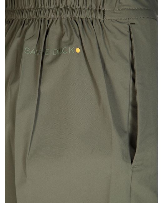 Save The Duck Green Drawstring Trousers