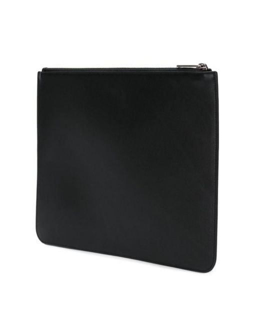 Givenchy Black Large Logo Print Pouch for men
