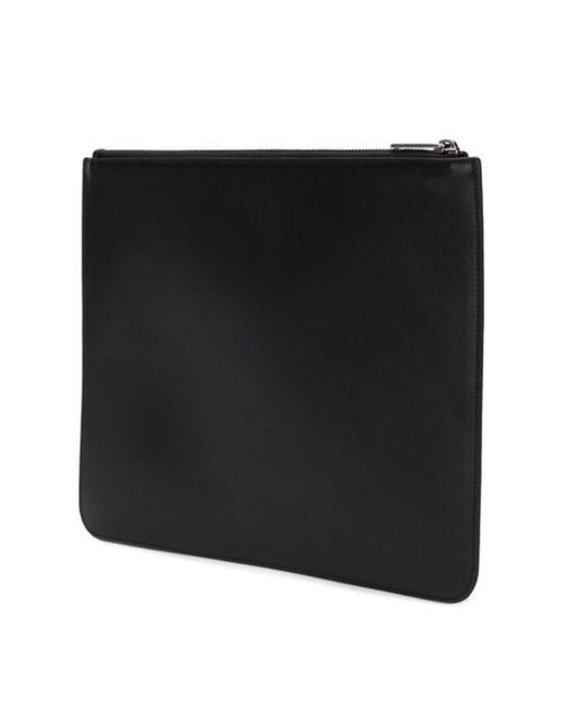 Givenchy Black Large Logo Print Pouch for men