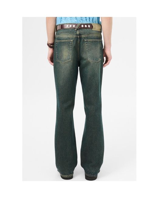 Our Legacy Green 70S Cut Straight Fit Jeans for men