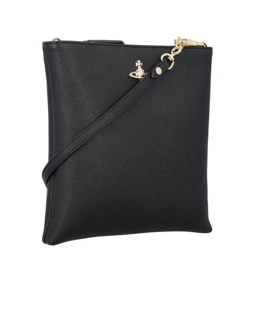 Vivienne Westwood Black Squire Satchel Bag