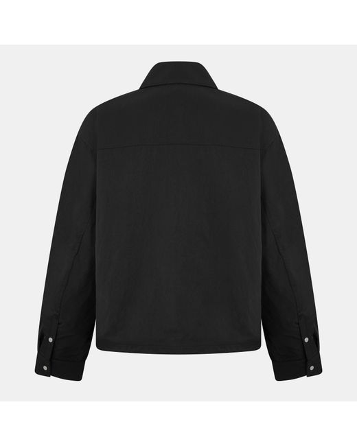 Represent Black Solid Color Overshirt for men