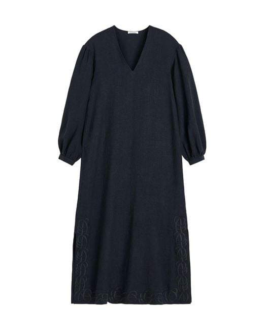 By Malene Birger Blue Louise Linen Maxi Dress