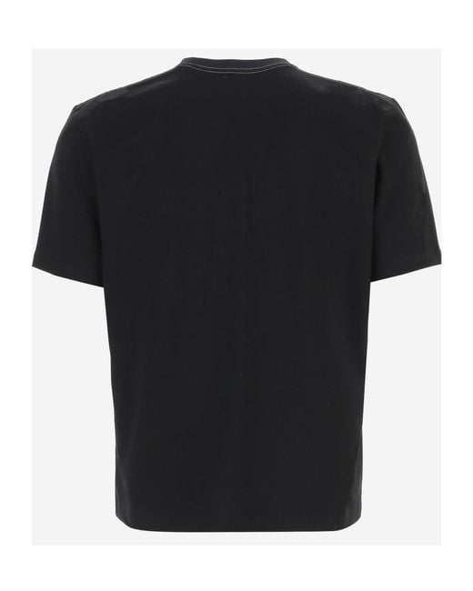 And Wander Black Logo Print T-Shirt for men