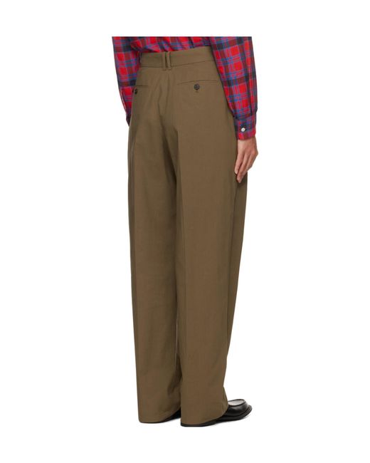 The Row Green Lilas Straight Leg Pants