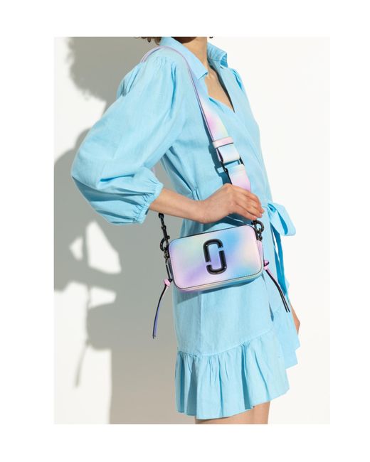Marc Jacobs Blue The Airbrush Snapshot Bag