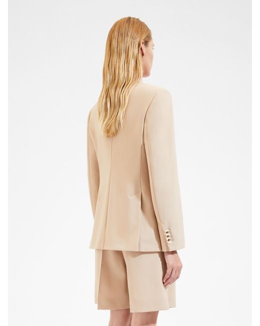 Max Mara Natural Double-Breasted Blazer