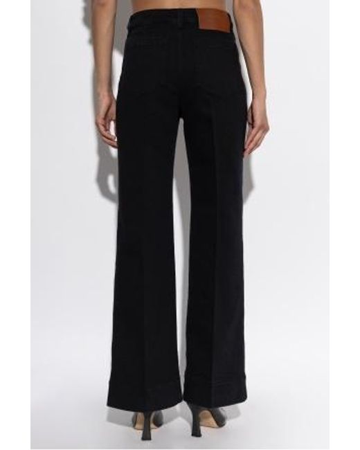 Victoria Beckham Black Belt Loop Jeans