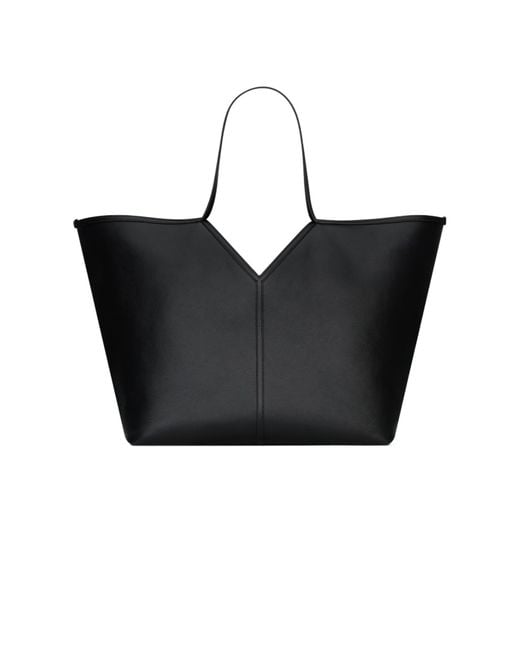 Saint Laurent Black Y Compact Tote Bag