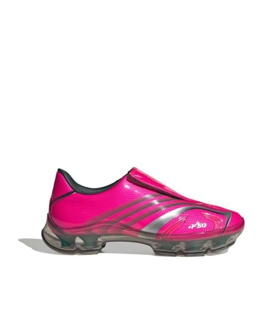 Adidas Originals Pink F50 Walkable Slip-On Sneakers
