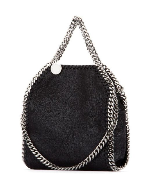 Stella McCartney Black Falabella Tiny Tote Bag