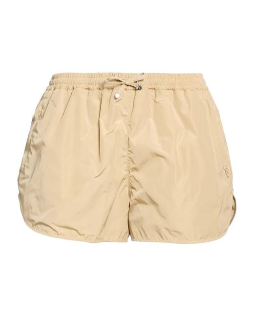 Burberry Natural Solid Color Shorts