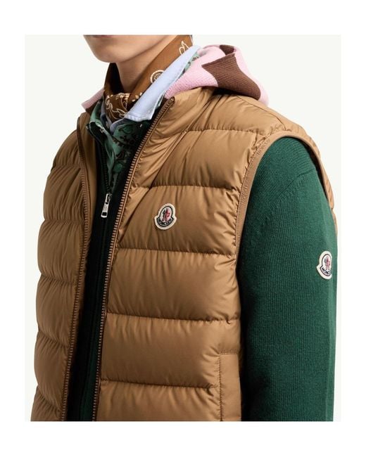 Moncler Natural Contrin Down Vest for men