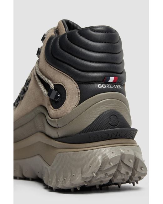 Moncler Brown Trailgrip High-Top Sneakers for men