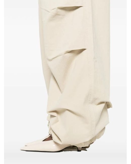 Entire studios White Barren Straight Leg Cargo Pants for men