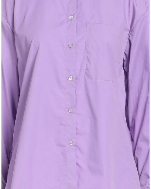 MAX&Co. Purple Long Sleeve Shirt