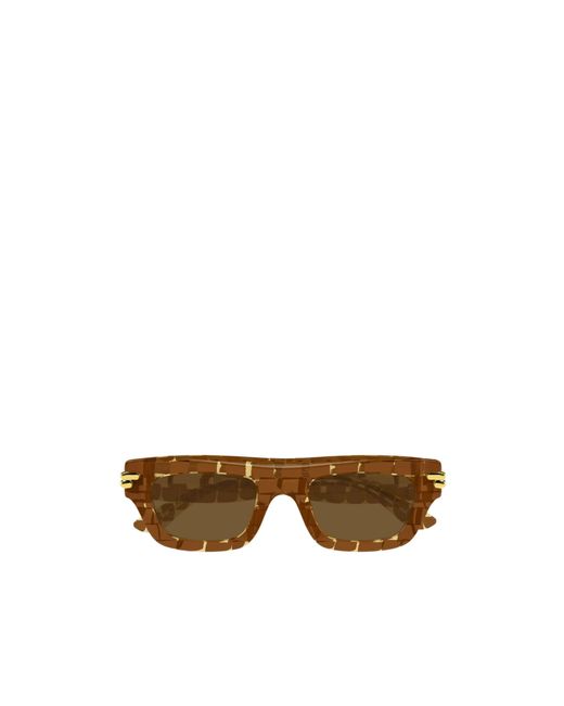 Bottega Veneta Multicolor Eyewear Mitre Square Frame Sunglasses for men