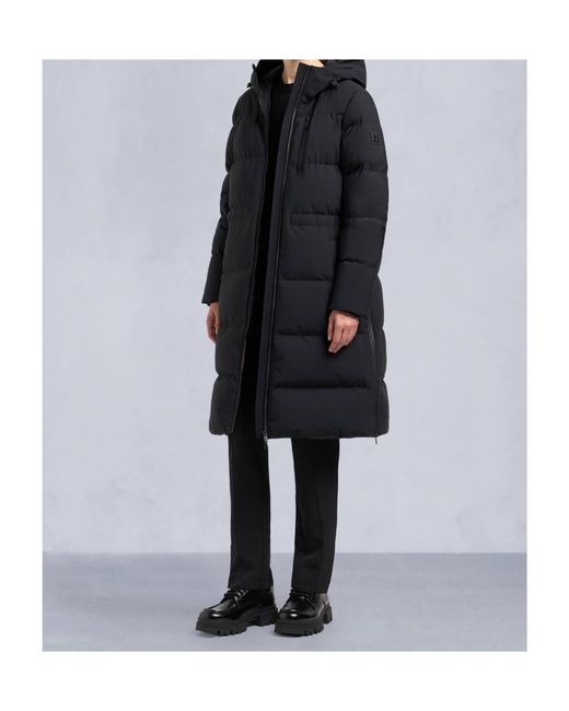 Moose Knuckles Black Lenin Hooded Padded Parka