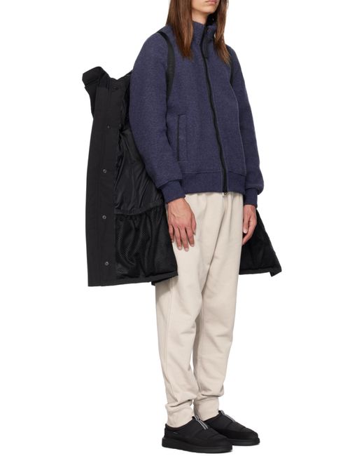Canada Goose Black Langford Hooded Parka for men