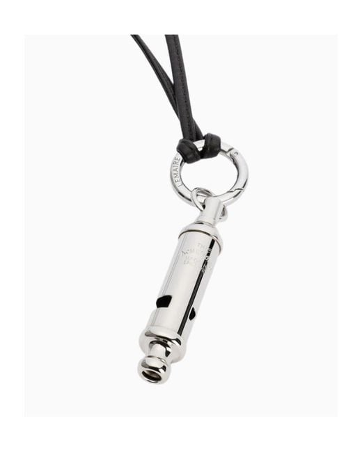 Lemaire White Whistle Pendant Necklace