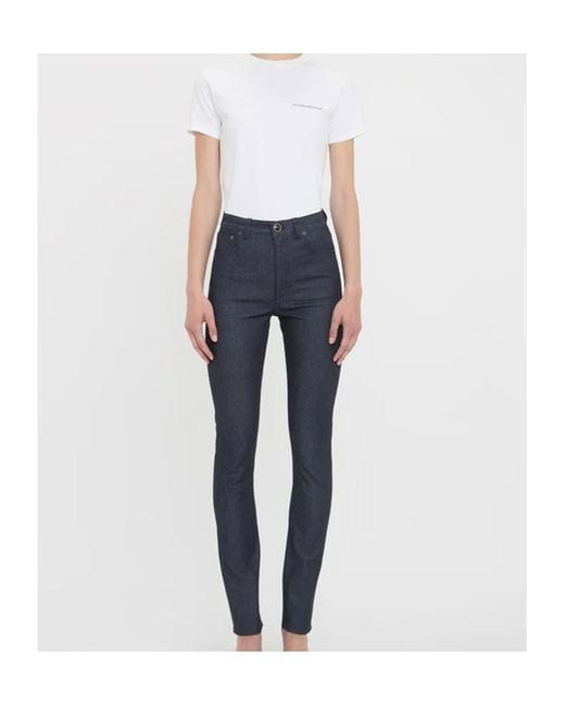 Victoria Beckham Blue Jeans With Belt Loops