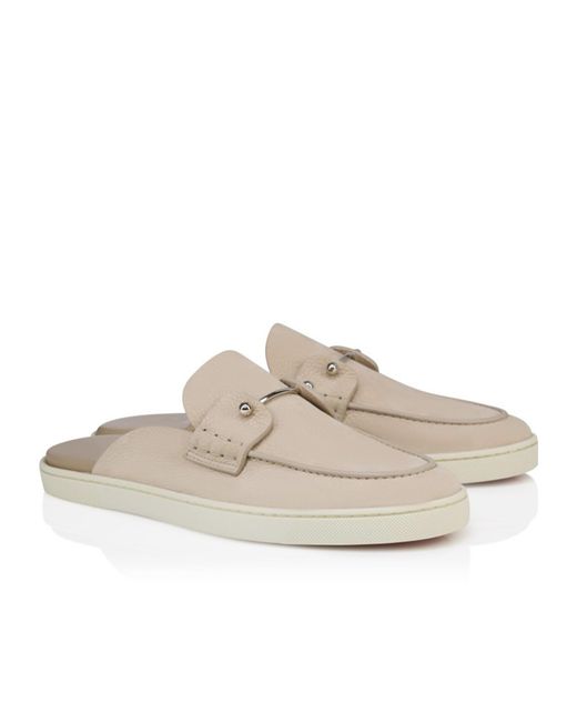Christian Louboutin White Slip-On Espadrilles for men