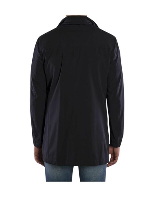 Moorer Blue Hektor Hooded Jacket for men