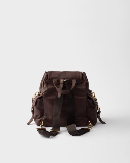 Prada Brown Explore Medium Backpack