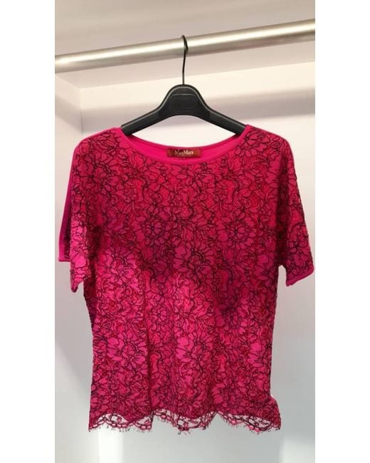 Sportmax Red Short-Sleeved T-Shirt