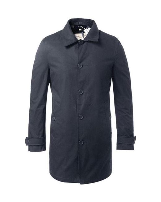 Burberry Blue Inner Detachable Coat for men